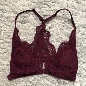 Victoria’s Secret maroon bralette